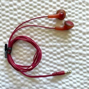 JVC Wired Red 3.5mm Jack In Ear Earbud Earphones Headphone
